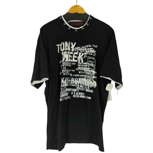 BIZARRE MAIDEN text layered tee メンズ
