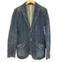 メンズメルローズ MENS MELROSE ダメージ加工 デニム ピークドラペル 2Bテーラードジャケット メンズ JPN:4
