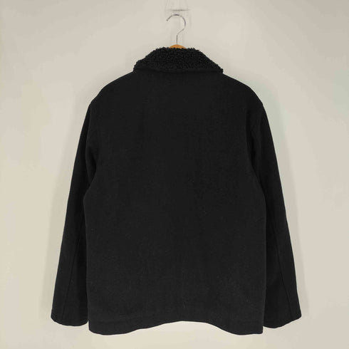 アヴィレックス AVIREX 裏地キルティング ウール ボアカラーデッキジャケット メンズ import:XL