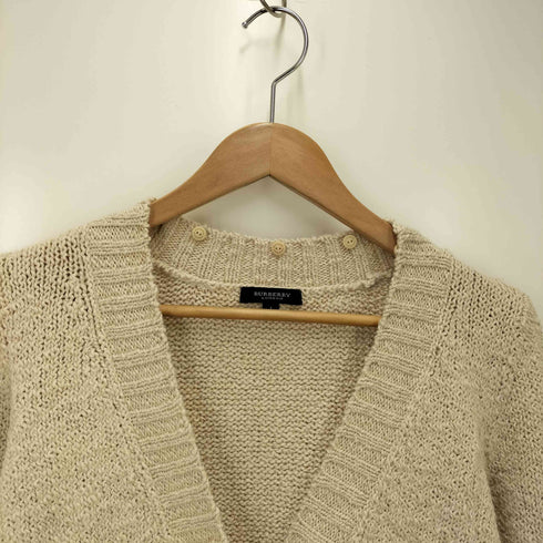バーバリーロンドン BURBERRY LONDON キャメル混ウールカーディガン レディース JPN:1
