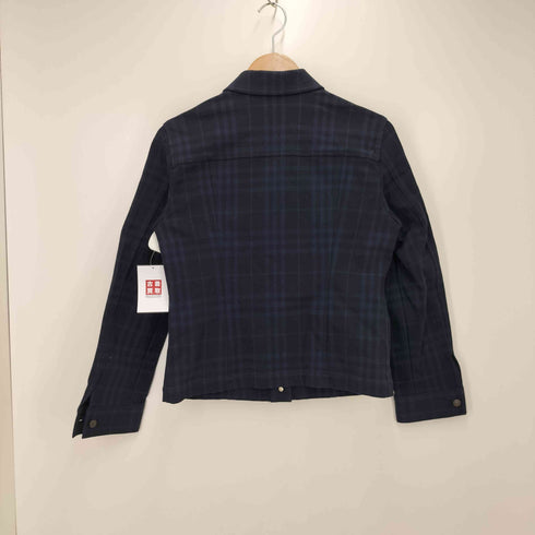 バーバリーロンドン BURBERRY LONDON チェック ボタン コットンジャケット レディース EUR:38