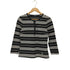 バーバリーロンドン BURBERRY LONDON ヘンリーネック ボーダーカットソー レディース US:0-2