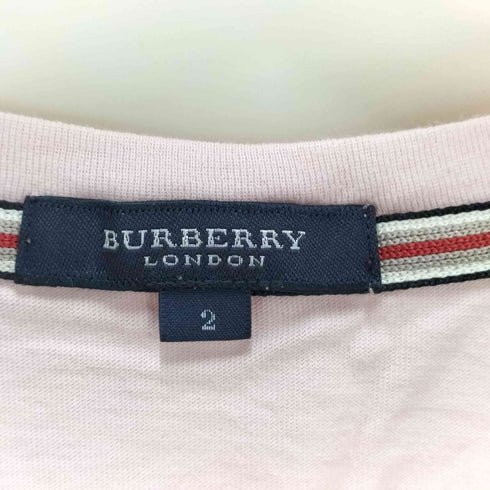 バーバリーロンドン BURBERRY LONDON デカロゴ 半袖Tシャツ レディース US:0-2