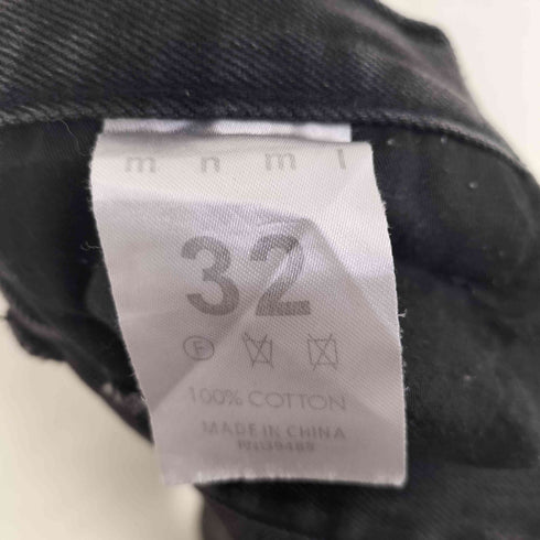 ミニマル mnml CARGO DENIM PANTS メンズ 32