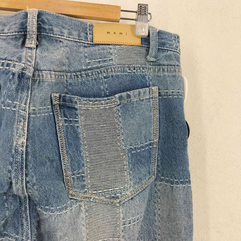 ミニマル mnml パッチワークデニムパンツ メンズ 32