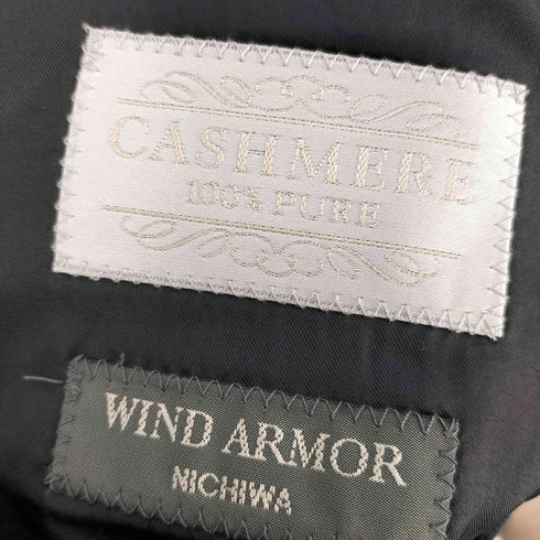 ウィンドアーマー Wind Armor NICHIWA カシミヤ100% ヘリンボーン 2B テーラードジャケット メンズ JPN:L