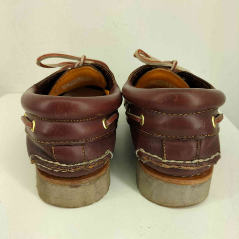 ティンバーランド Timberland 3-EYE BOAT SHOE BURGUNDY メンズ JPN:26