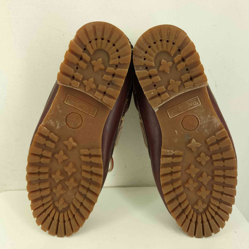 ティンバーランド Timberland 3-EYE BOAT SHOE BURGUNDY メンズ JPN:26