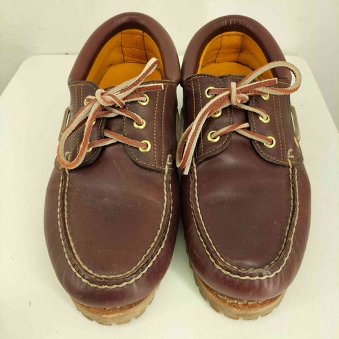 ティンバーランド Timberland 3-EYE BOAT SHOE BURGUNDY メンズ JPN:26