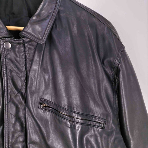 ANGEL LEATHER 4ポケット レザーブルゾン メンズ import:L