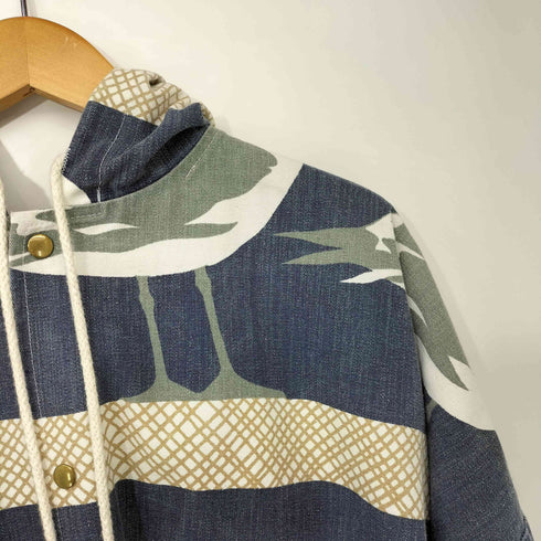 オービス ORVIS 80-90s USA製 MICHIGAN RAG ミシガンラグ パターン フーデッド ジャケット メンズ