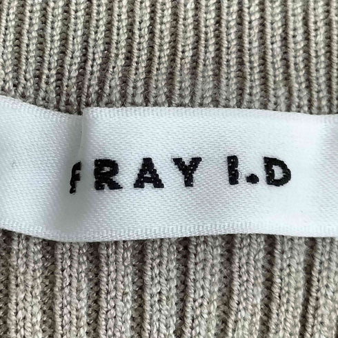 フレイアイディー FRAY I.D 25aw スカーフセットニットワンピース レディース ONE SIZE
