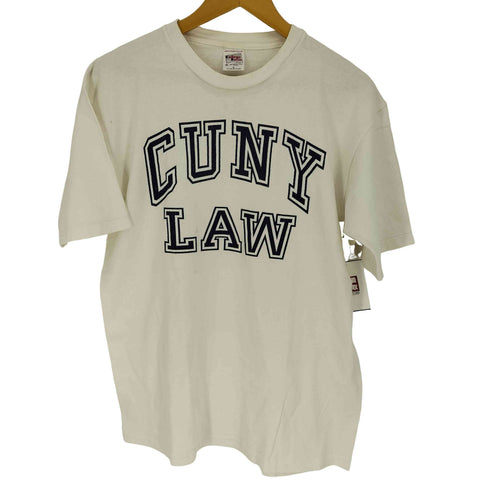 College House USA製 CUNY LAW カレッジロゴプリント クルーネックTシャツ メンズ import:L