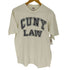 College House USA製 CUNY LAW カレッジロゴプリント クルーネックTシャツ メンズ import:L