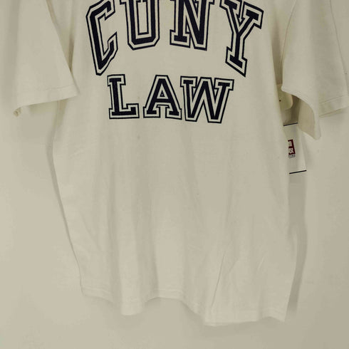 College House USA製 CUNY LAW カレッジロゴプリント クルーネックTシャツ メンズ import:L