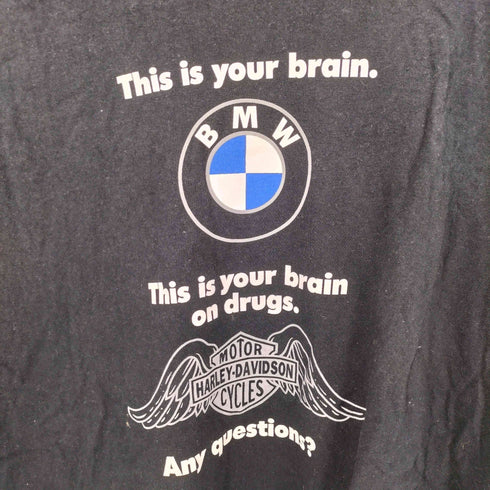 ギルダン GILDAN モーターサイクル 企業 ロゴ プリント S/S クルーネック Tシャツ メンズ import:XL