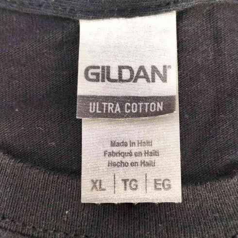 ギルダン GILDAN モーターサイクル 企業 ロゴ プリント S/S クルーネック Tシャツ メンズ import:XL