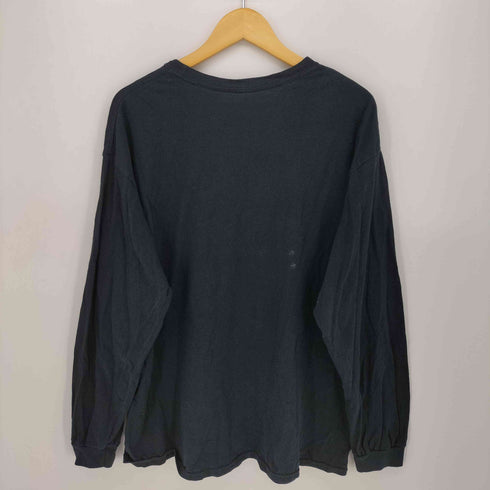 バンド グラフィック プリント L/S クルーネック Tシャツ メンズ import:XL