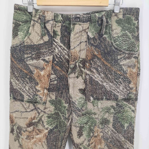 WHITEWATER OUTDOORS USA製 リアルツリーカモ フリースパンツ メンズ L