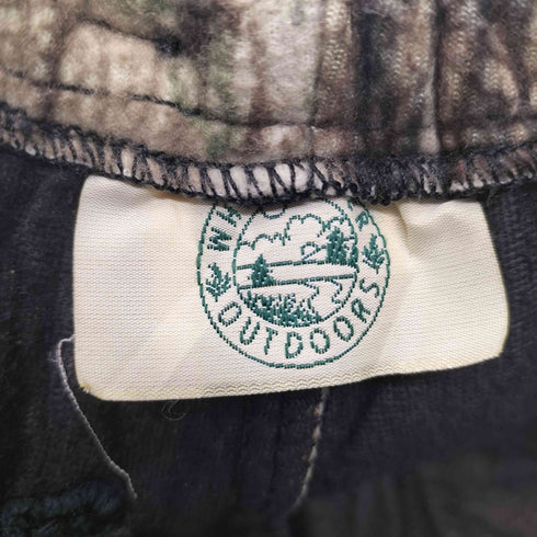WHITEWATER OUTDOORS USA製 リアルツリーカモ フリースパンツ メンズ L