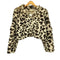 AFFUN rabbit fur ラビットファー レオパード ジャケット レディース