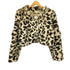 AFFUN rabbit fur ラビットファー レオパード ジャケット レディース