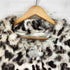 AFFUN rabbit fur ラビットファー レオパード ジャケット レディース