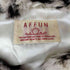 AFFUN rabbit fur ラビットファー レオパード ジャケット レディース