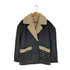 フェイクレザー フェイクファー ジャケット レディース import:M