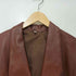 vintage モロッコ製 切替 ダブル レザージャケット レディース import:M