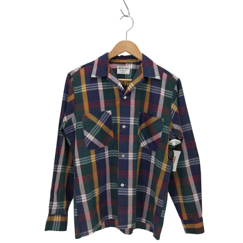 キャンパス CAMPUS 60s usa製 ボックス 開襟 チェック柄 シャツ メンズ