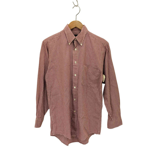 ランズエンド LANDS END 90s USA製 ギンガムチェック ボタンダウンシャツ メンズ