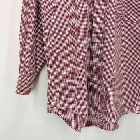 ランズエンド LANDS END 90s USA製 ギンガムチェック ボタンダウンシャツ メンズ