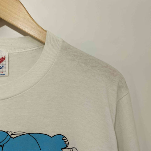 ジャージーズ JERZEES 90s USA製 ORTHOPEDIC TECHNASAURUS 恐竜 クルーネック Tシャツ メンズ import:L
