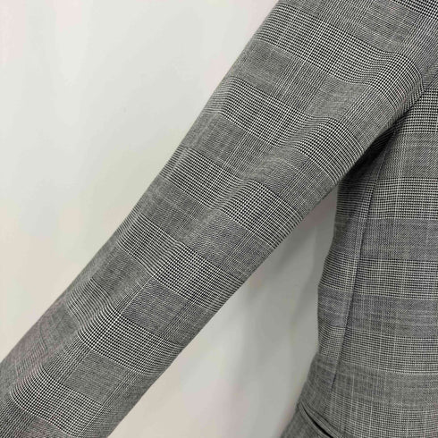 ザラ ZARA グレンチェック テーラードジャケット レディース 34