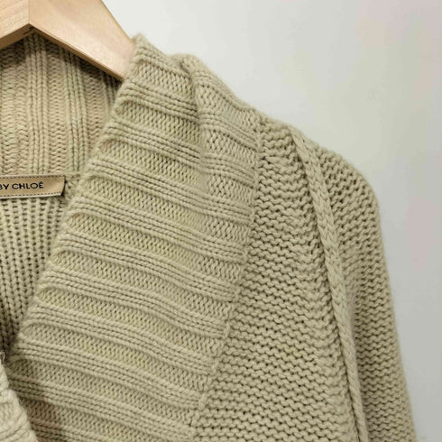 シーバイクロエ SEE BY CHLOE モヘヤアンゴラ クロップド ニット ジャケット レディース EUR:40