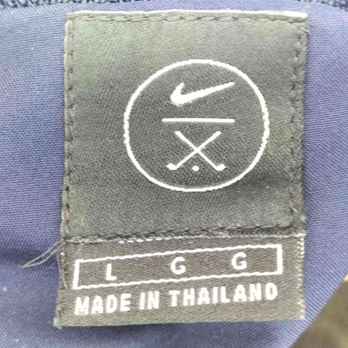 ナイキゴルフ NIKE GOLF 90s~00s スウッシュ刺繍 サイドライン ピステ プルオーバー メンズ import:L