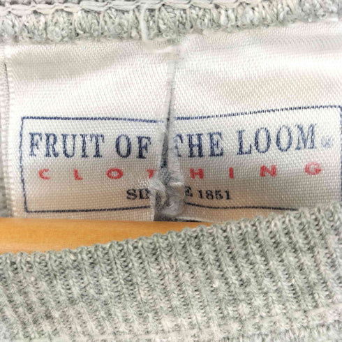 フルーツオブザルーム FRUIT OF THE LOOM CLOTHING 90s メキシコ製 ゴツナイキ プリント ラグランスウェット メンズ import:M