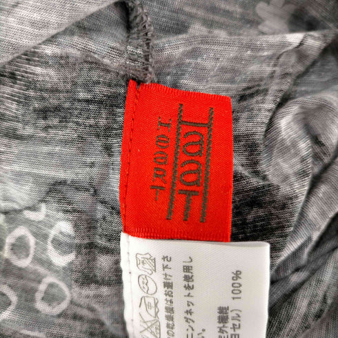 ハートイッセイミヤケ Haat ISSEY MIYAKE 花柄 総柄 リヨセル ノースリーブ ワンピース レディース JPN:2
