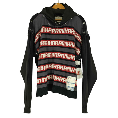 メゾンミハラヤスヒロ Maison MIHARA YASUHIRO removable knit hoodie メンズ JPN:46