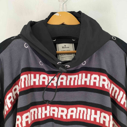 メゾンミハラヤスヒロ Maison MIHARA YASUHIRO removable knit hoodie メンズ JPN:46