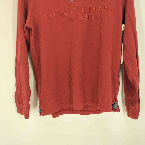 バック刺繍 ブランドロゴ ダブルカラー L/S ポロ シャツ メンズ JPN:L