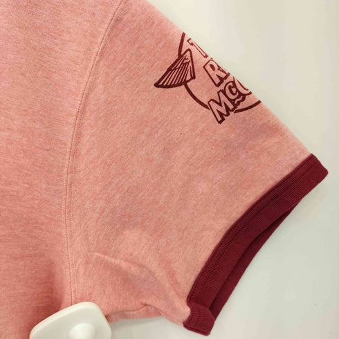 リアルマッコイズ REAL McCoyS INAZUMAフロントプリント リンガー 半袖Tシャツ カットソー レディース 42