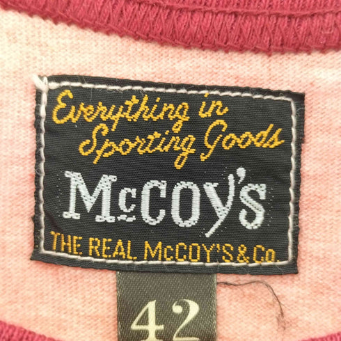 リアルマッコイズ REAL McCoyS INAZUMAフロントプリント リンガー 半袖Tシャツ カットソー レディース 42