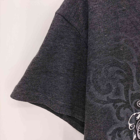 Hard Rock ビジューデザイン Vネック 半袖Tシャツ カットソー レディース XL