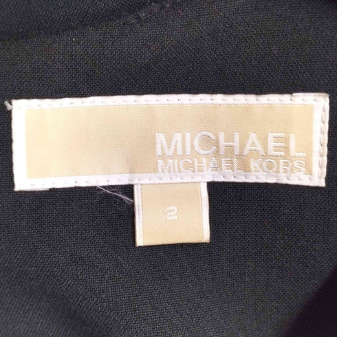 マイケルマイケルコース Michael Michael Kors スタッズデザイン レザー切替 ワンピース レディース US:0-2