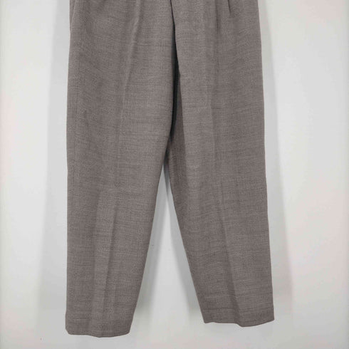 プランテーション Plantation 90S 93AW 変形 ラップ 巻き 1タック ウール テーパード パンツ レディース JPN:M
