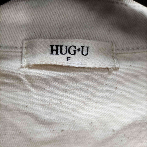 HUG.U Gジャン 未満「 絶 対 理 想 」 デニムシャツ オーバーサイズ アウター デニムジャケット レディース
