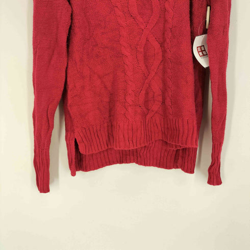 チャップス CHAPS Vネック ケーブル編み ニット セーター メンズ import:M