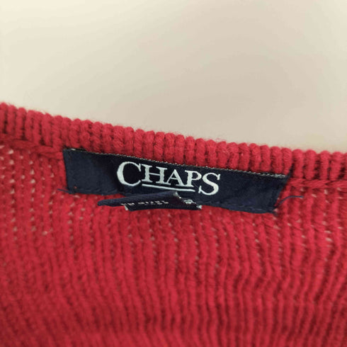 チャップス CHAPS Vネック ケーブル編み ニット セーター メンズ import:M